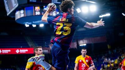 El joven Adrián Sola aprovecha la oportunidad para ser el mejor del Barça con 8 goles