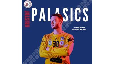 Kristof Palasics continuará un año más cedido en Logroño por el Veszprem