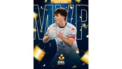 Carlos Alvarez elegido MVP de la Liga Asobal 23/24
