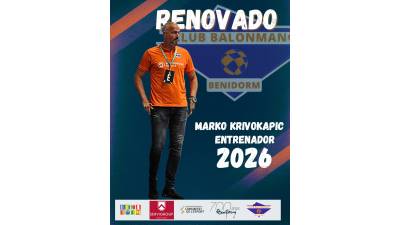 Marko Krivokapic seguirá dirigiendo al Servigroup Benidorm la 25/26