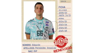 Edu Fernandez seguirá en Abanca Ademar Leon hasta 2029