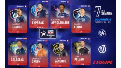 David Iglesias entra en el equipo de la semana de la Starligue francesa