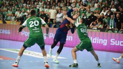 El Barça cumple en Macedonia con un gran Domen Makuc