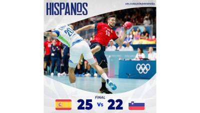 Sufrida victoria de los Hispanos ante Eslovenia en el debut olímpico