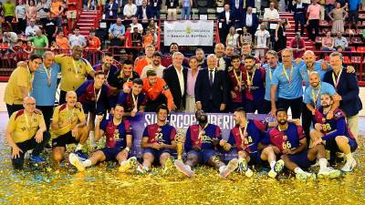 El Barça gana con mucha autoridad su tercera Supercopa Iberica