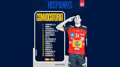 Natan Suarez, novedad en la convocatoria de los Hispanos contra Portugal