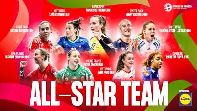 Anna Kristensen MVP del Europeo femenino 2024. Elegido el All Star Team