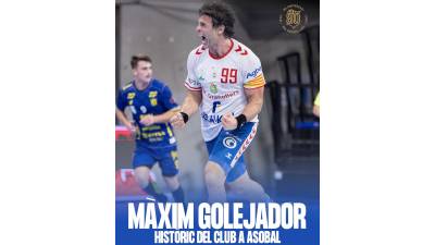 Antonio García, máximo goleador histórico del Fraikin Granollers en Asobal