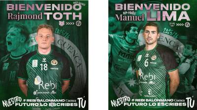REBI Cuenca ficha a los centrales Rajmond Toth y Manuel Lima