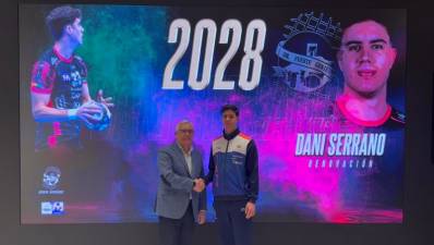 Dani Serrano renueva con Cajasol Angel Ximenez Puente Genil hasta 2028