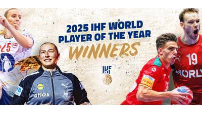 Mathias Gidsel mejor jugador del mundo 2025 por la IHF. Kiko Costa mejor joven