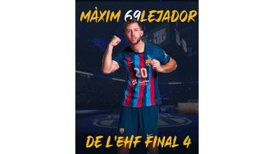 Aleix Gomez, máximo goleador de la historia de la EHF Champions League Final Four