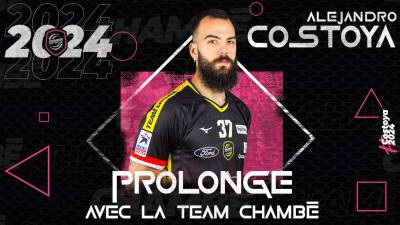 Alex Costoya renueva hasta 2024 por Chambery Savoie