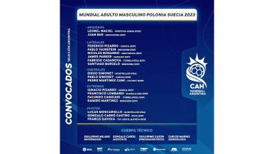 Lucas Aizen, último descarte de Argentina para el Mundial de balonmano 2023