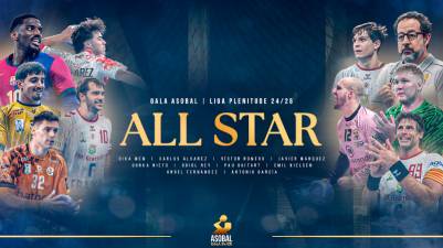 Elegido el All Star Team de la Liga Plenitude Asobal 24/25