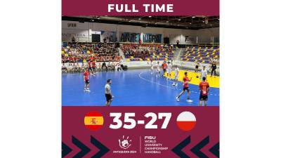 Gran debut de España en el Mundial Universitario de Antequera
