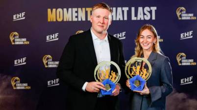 Emil Nielsen y Stine Oftedal elegidos los MVP de la 23/24 por la EHF