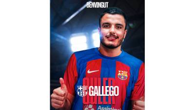 El Barcelona anuncia el fichaje de Jaime Gallego hasta 2025