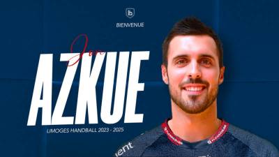 Limoges Handball presenta el fichaje de Jon Azkue hasta 2025