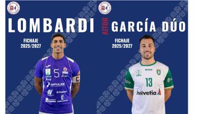 BM Logroño firma a Panchito Lombardi y Aitor Garcia hasta 2027