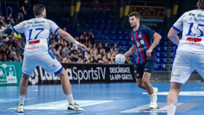 Pol Valera y Artur Parera, descartes del Barça para el duelo ante Magdeburgo