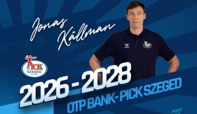Jonas Kallman seguirá en Pick Szeged hasta 2028