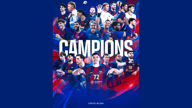 El Barça apaliza al Bidasoa y suma su trigésima Copa del Rey con un Emil Nielsen imperial